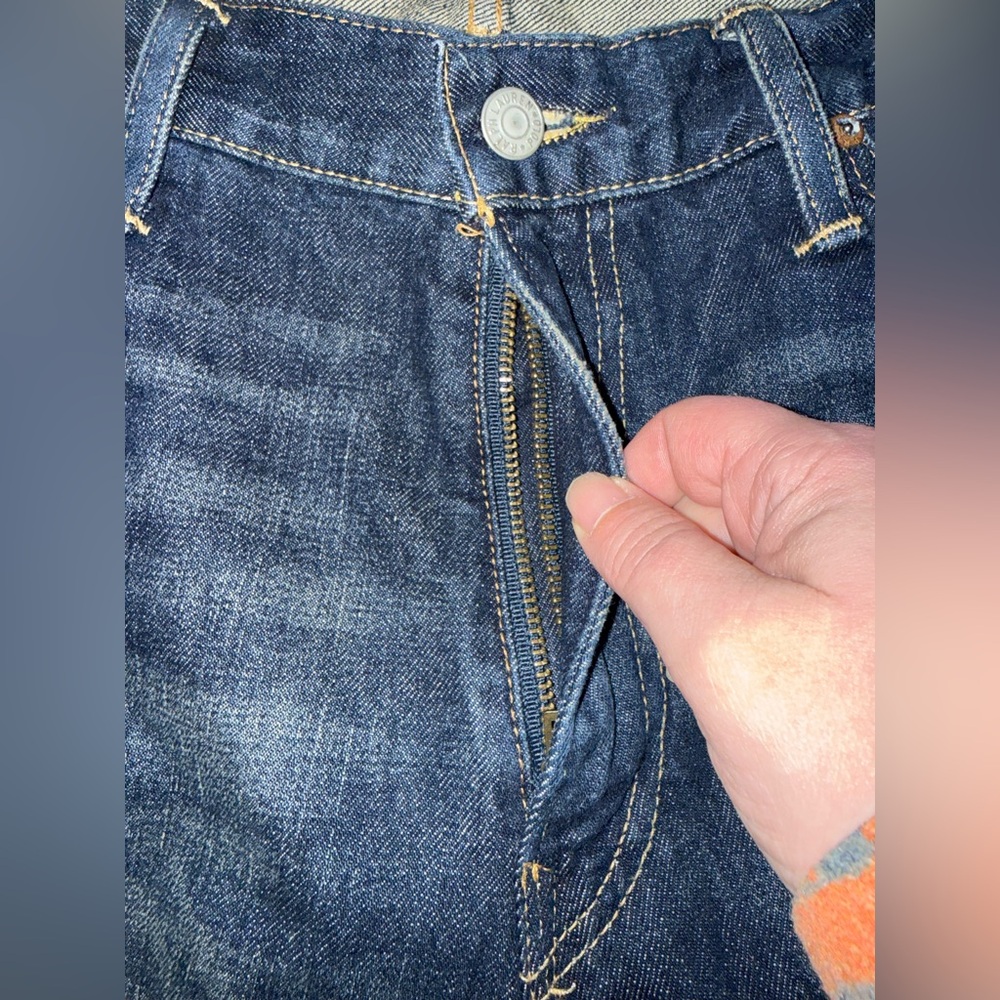 Polo Ralph Lauren Hampton Relaxed Straight Leg Jeans men’s sz 36 x 30 - Picture 9 of 14